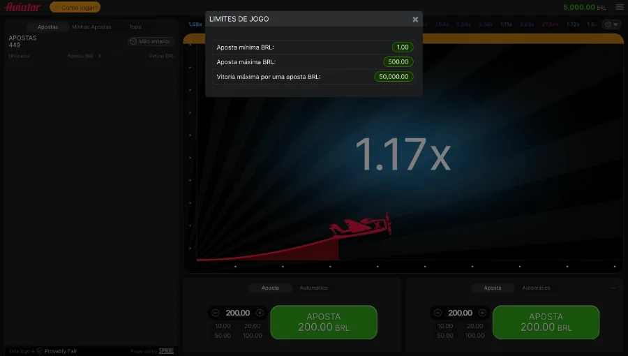 Aviator Demo introdu&ccedil;&atilde;o