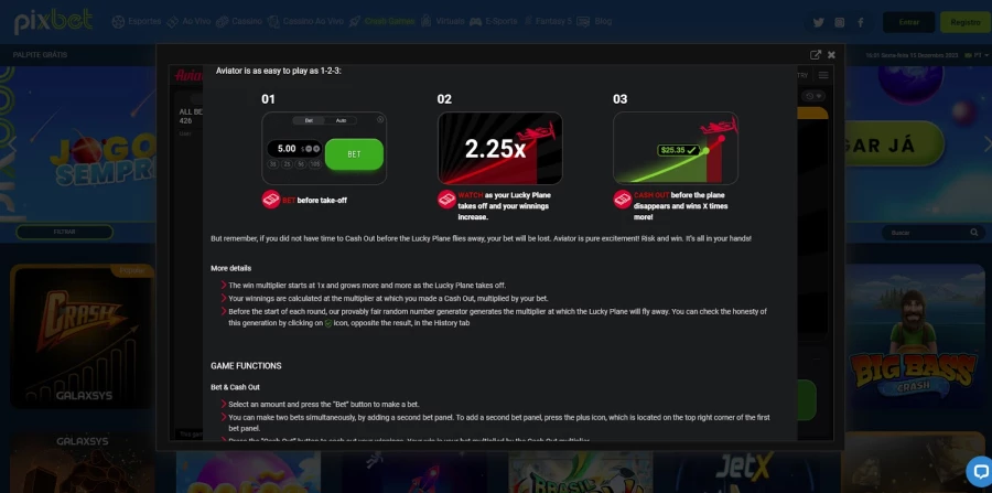 Aviator Pixbet estrat&eacute;gias
