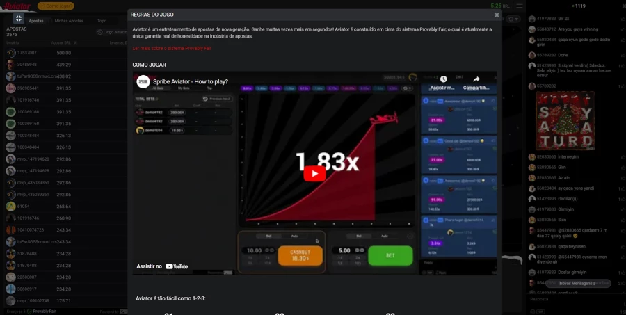 Aviator Betfair guia