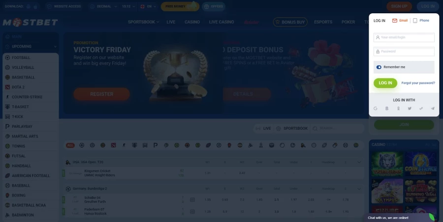 MostBet Aviator Login